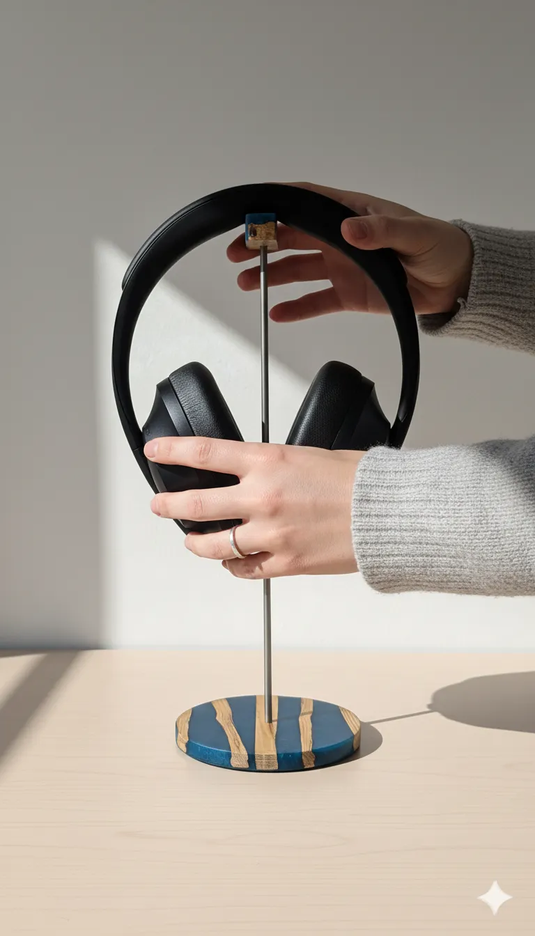 Epoxy Headphone Stand