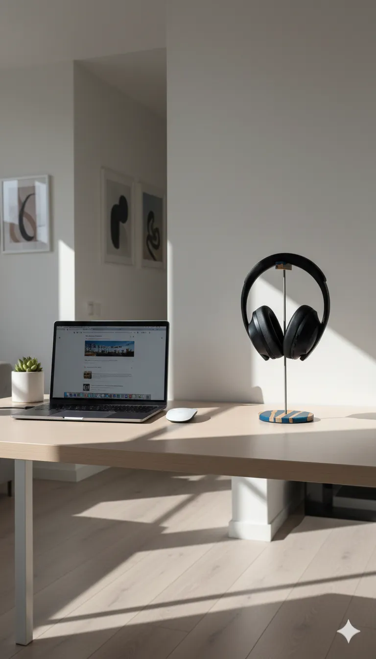 Epoxy Headphone Stand